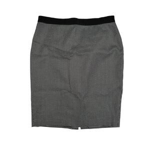 Ann Taylor Women’s Pencil Skirt Black & White Checked Size 8